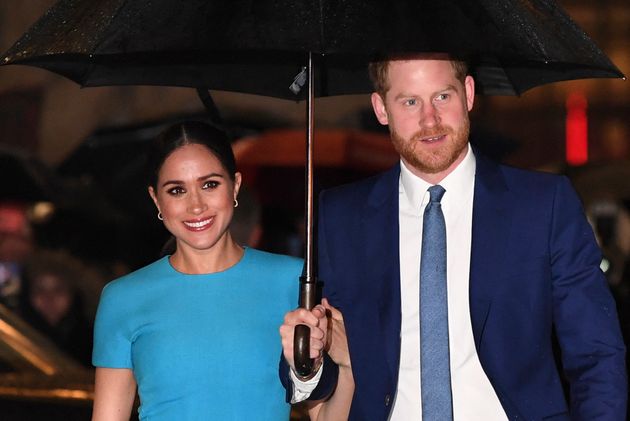 Le Prince Harry et Meghan Markle le 5 mars 2020.