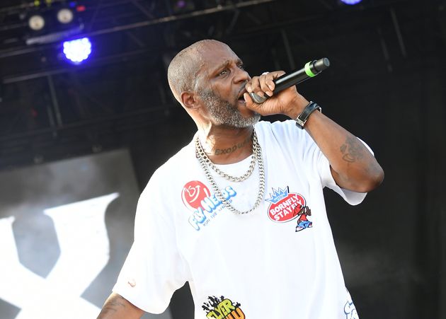 DMX on stage performing in 2019 