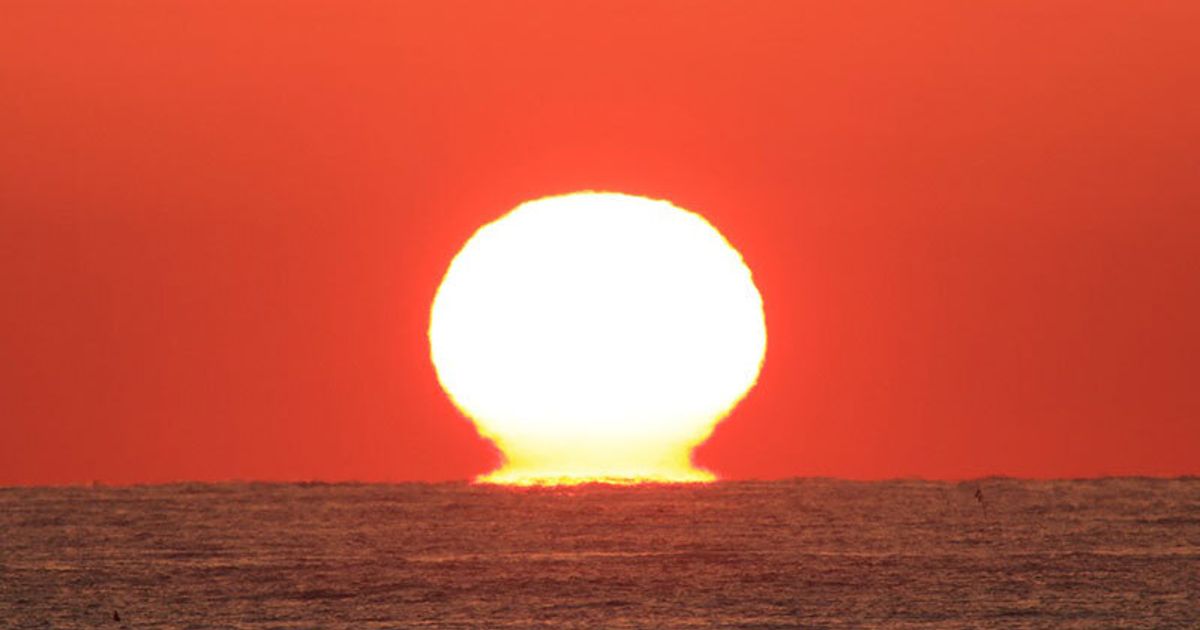 だるま朝日って何？鳥取県境港市で観測された「奇妙な太陽」