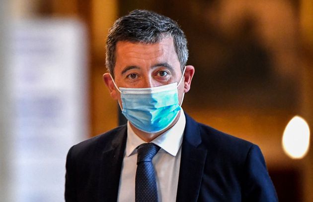 Le ministre de l'Intérieur Gérald Darmanin photographié à l'Assemblée nationale le 6 avril (illustration)