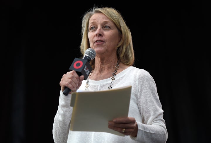 LAS VEGAS, NV - OCTOBER 25: Nevada Secretary of State Barbara Cegavske speaks on stage during Global Citizen's "Show Up and Vote" concert at the World Market Center on October 25, 2016 in Las Vegas, Nevada. (Photo by David Becker/Getty Images for Global Citizen)