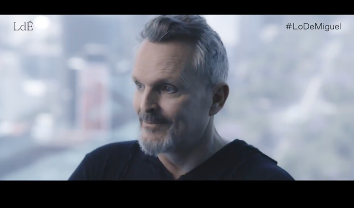 Miguel Bosé, durante su entrevista con Jordi Évole.