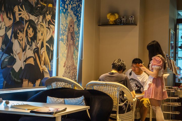 アニメファンが集まる中国・北京の飲食店（資料写真）