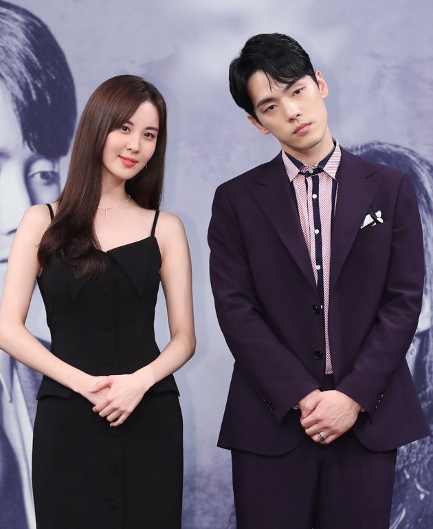배우 서현, 김정현이 2018년 7월 20일 오후 서울 마포구 상암 MBC 골든마우스에서 열린 수목미니시리즈