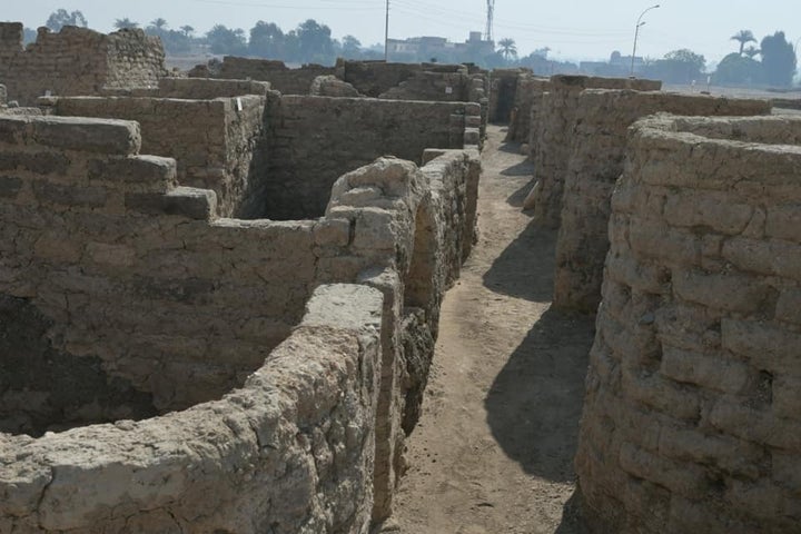 Egyptian archaeologists have discovered Aten, or "the lost golden city," which is believed to be the largest ancient city ever discovered in Egypt and one of the most important finds since the discovery of Tutankhamun's tomb.