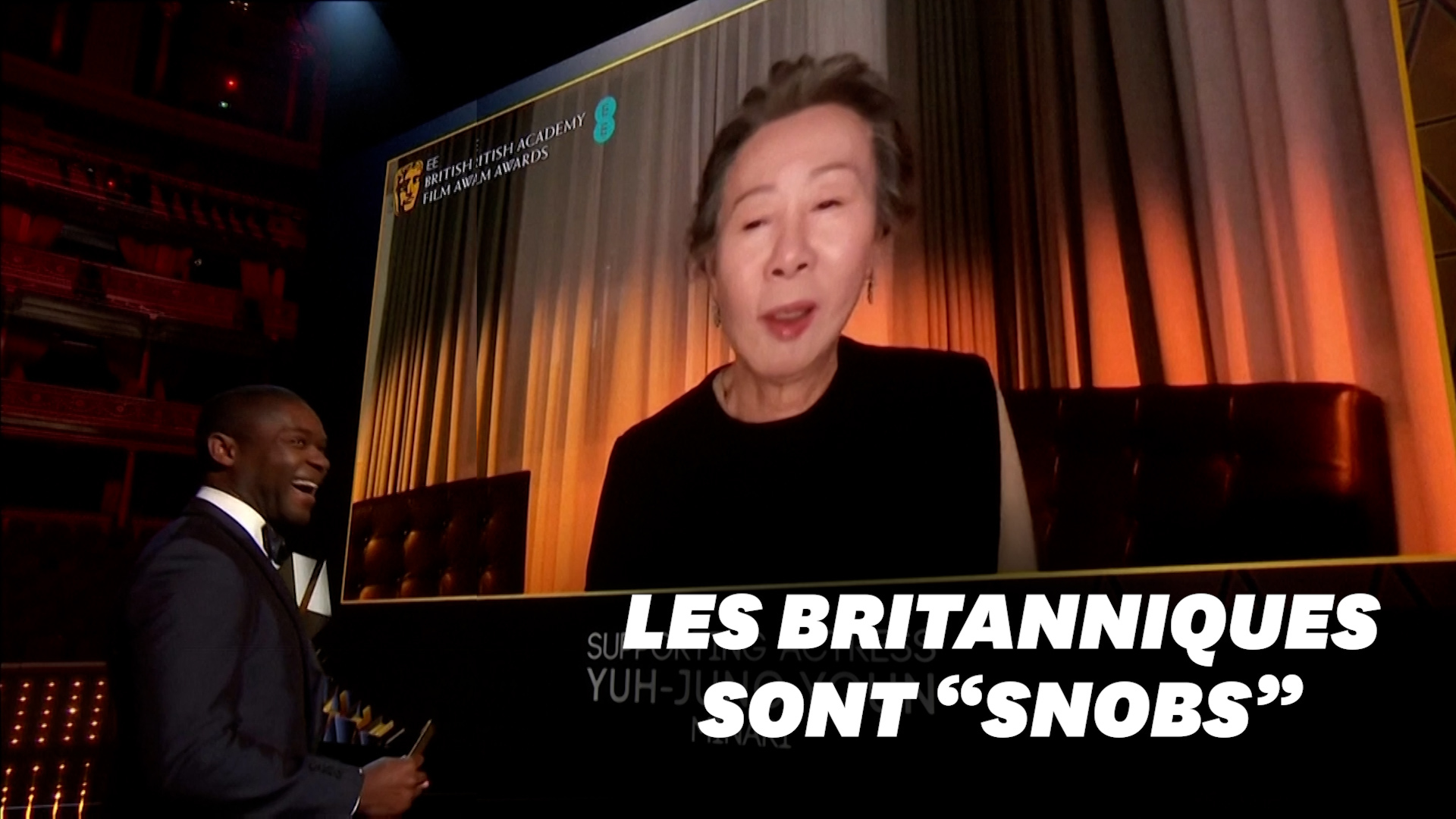 Aux Bafta 2021, cette actrice de "Minari" a fait la meilleure vanne de la soirée