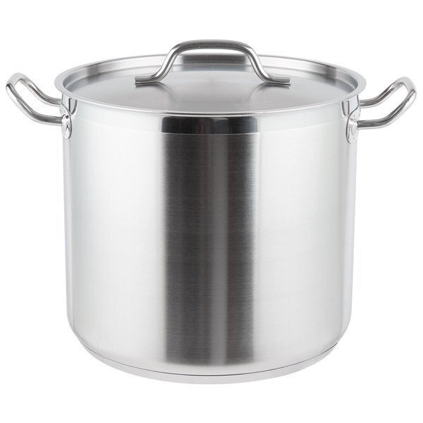 Vigor Heavy-Duty Aluminum Stock Pot (32 Qt.)