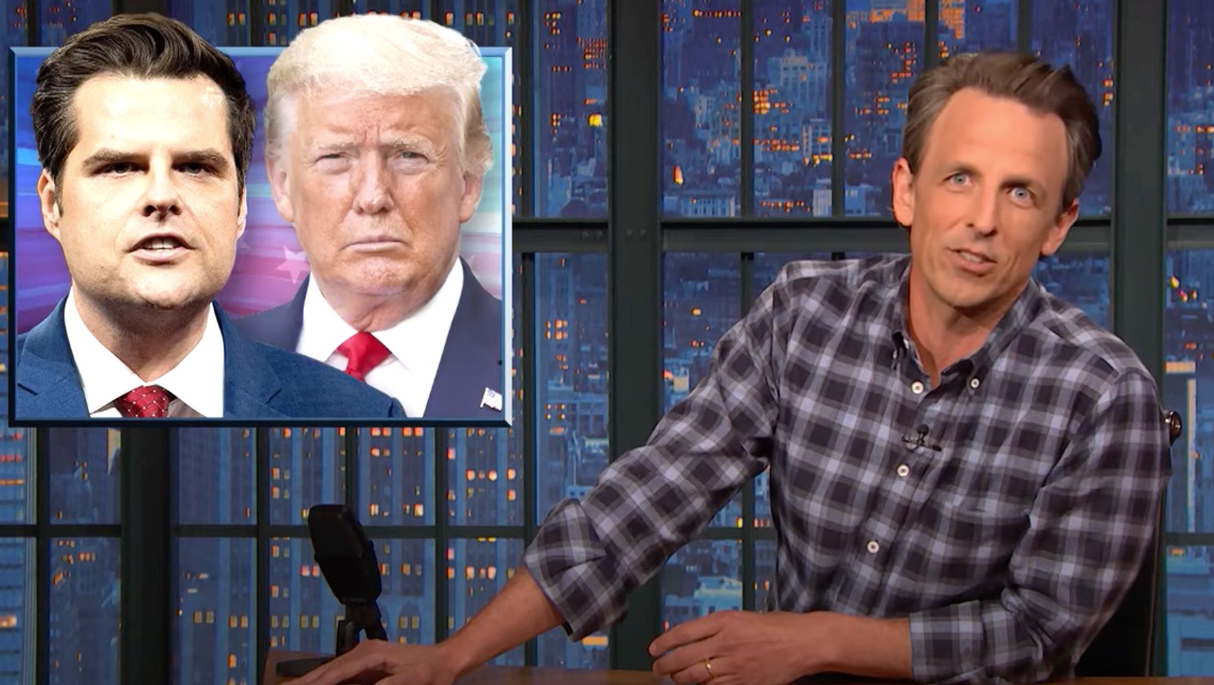 Seth Meyers Explains Why He’s Totally Unsurprised That Trump’s Snubbing Matt Gaetz