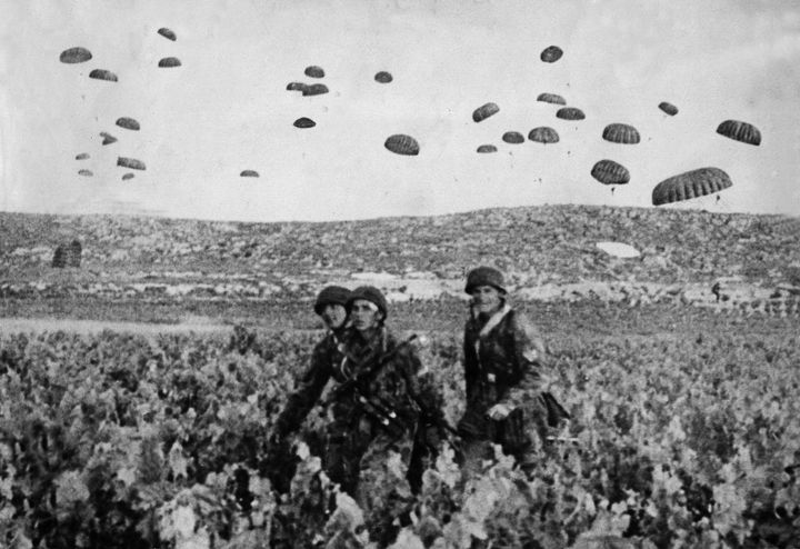 Μάιος 1941 - Γερμανοί αλεξιπτωτιστές στην Κρήτη