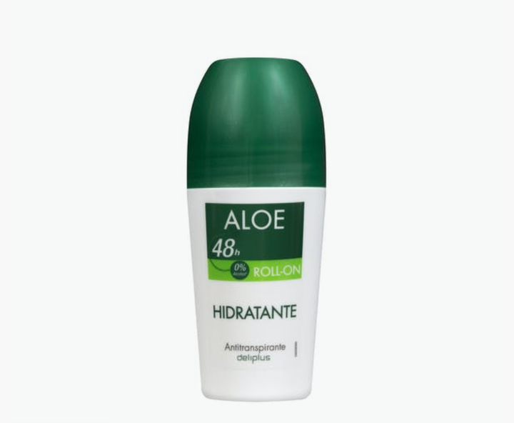 Desodorante roll-on cuidado aloe Deliplus 0% alcohol.