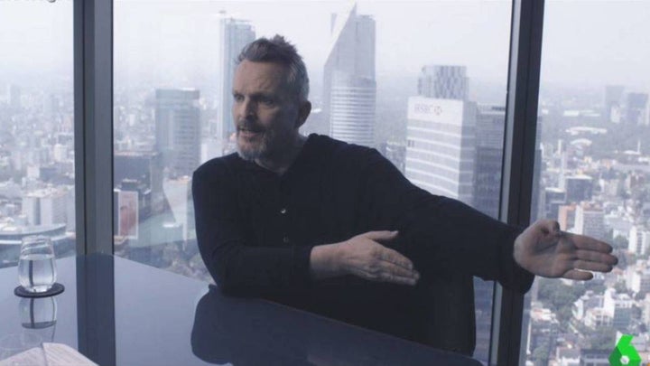Miguel Bosé durante su entrevista con Jordi Évole en 'Lo de Évole'.