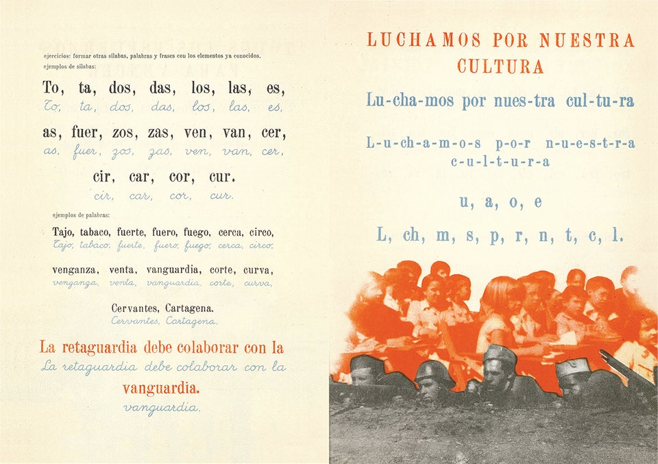 Fragmento de la 'Cartilla escolar