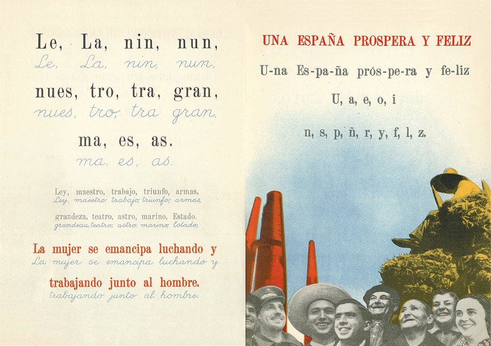 Fragmento de la 'Cartilla escolar