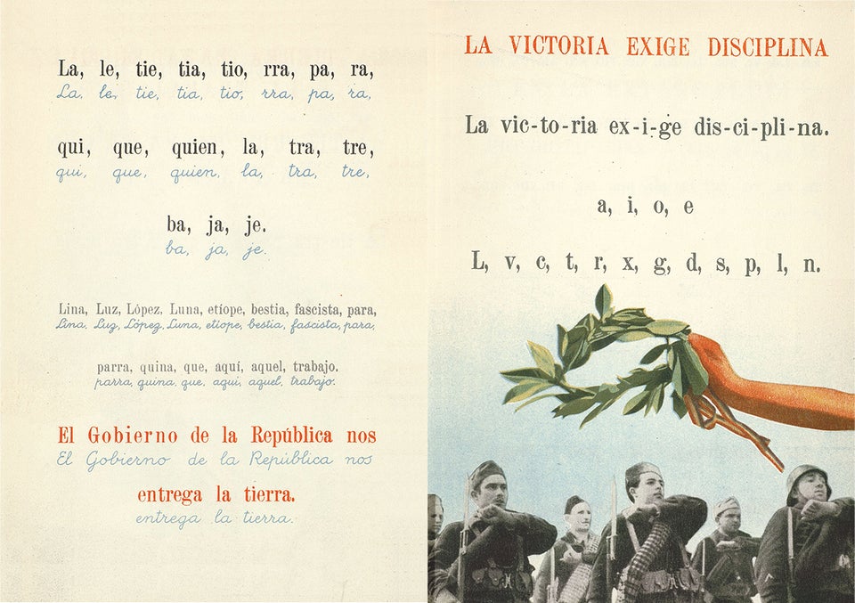 Fragmento de la 'Cartilla escolar