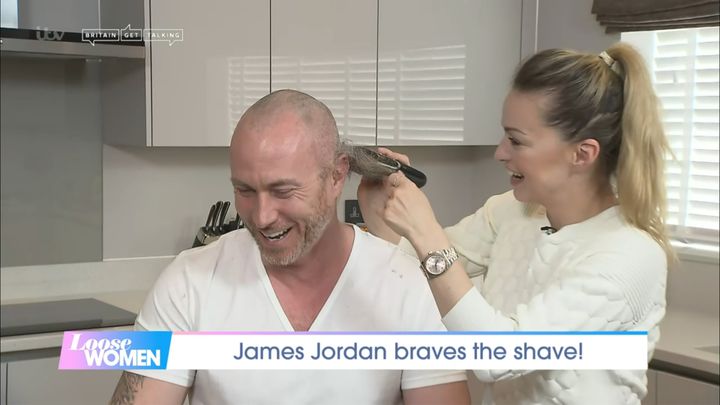 Ola shaved her husband's head live on Loose Women