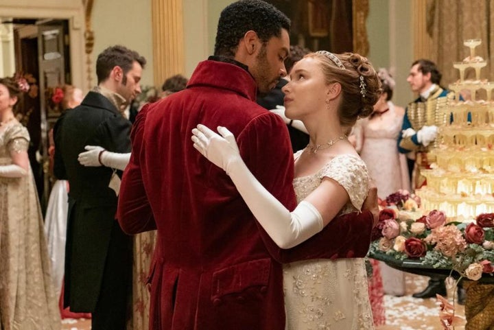 Una escena de la primera temporada de 'Los Bridgerton'.