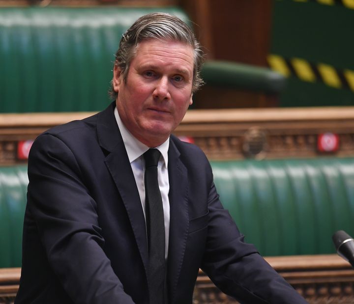 Labour leader Keir Starmer in the House of Commons this week