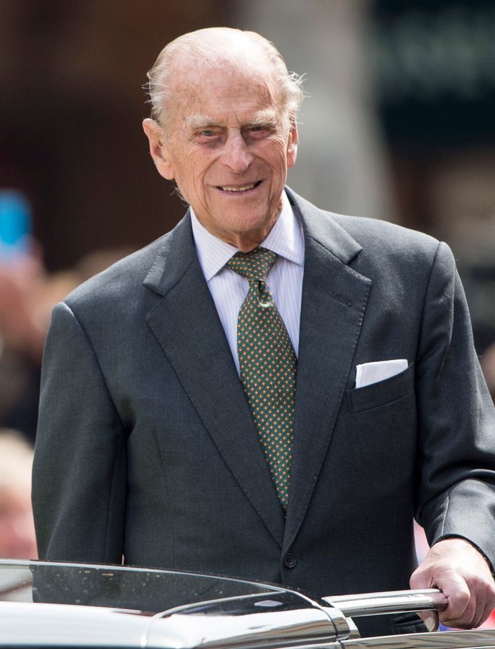 Prince Philip pictured during the Queen's 90th birthday celebrations