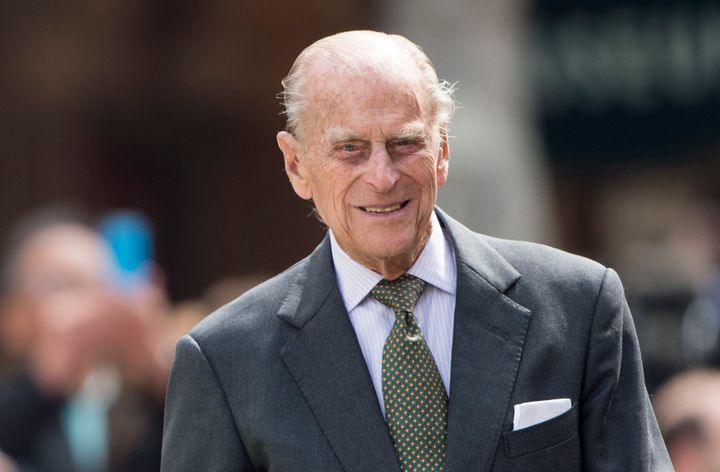 Prince Philip pictured on the Queen's 90th birthday in 2016
