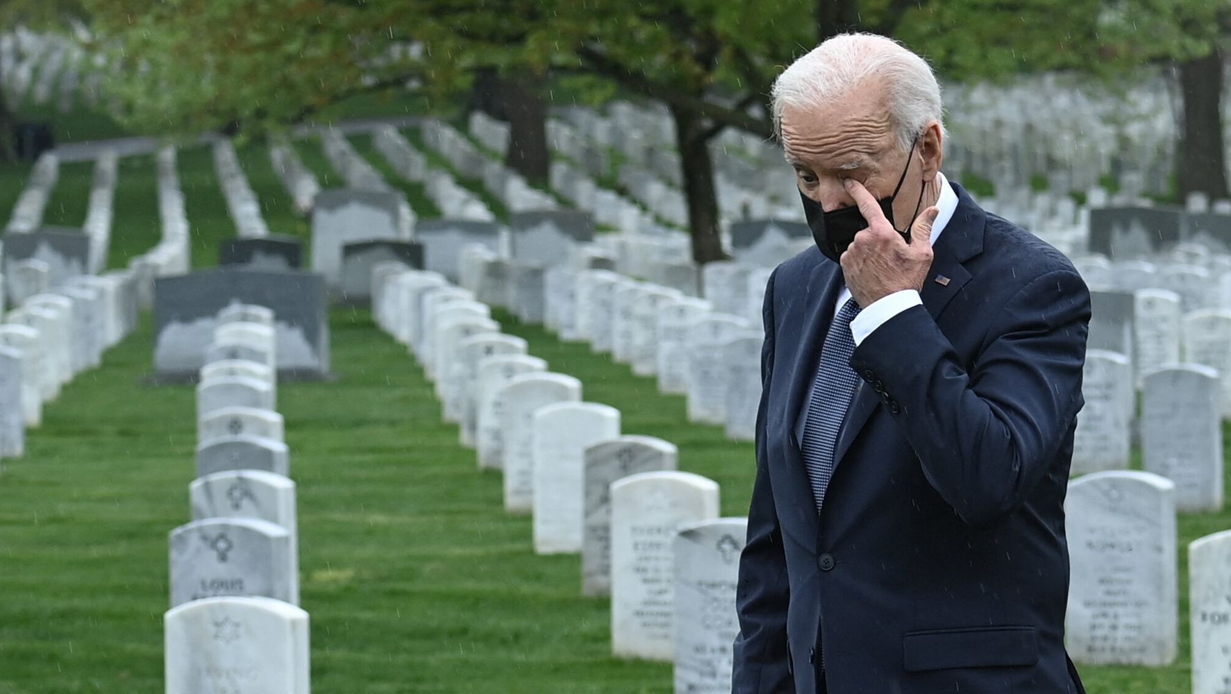 Biden Visits Arlington Cemetery After Afghanistan Withdrawal Speech