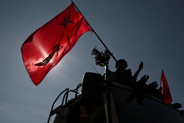 Φωτογραφία από τις διαδηλώσεις στην Μιανμάρ