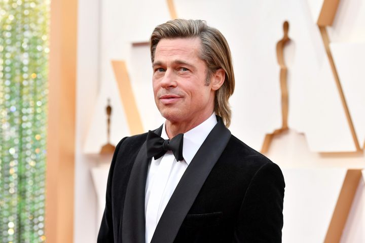 Brad Pitt en la alfombra roja de los Oscar de 2019.