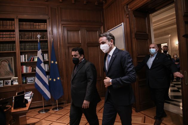 Συνάντηση του Πρωθυπουργού Κυριάκου Μητσοτάκη με τον επικεφαλής του Προεδρικού Συμβουλίου της Λιβύης, Mohamed al-Menfi, την Τετάρτη 14 Απριλίου 2021