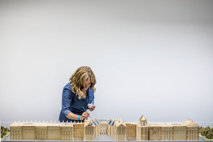 Emily Garland creating the Palace of Versailles