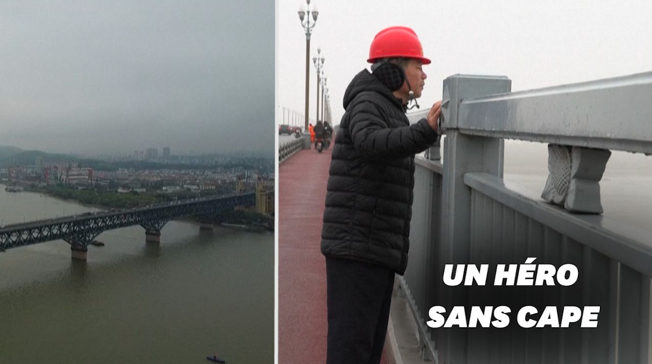 Sur le pont de Nankin en Chine, cet "ange" a sauvé plus de 400 personnes