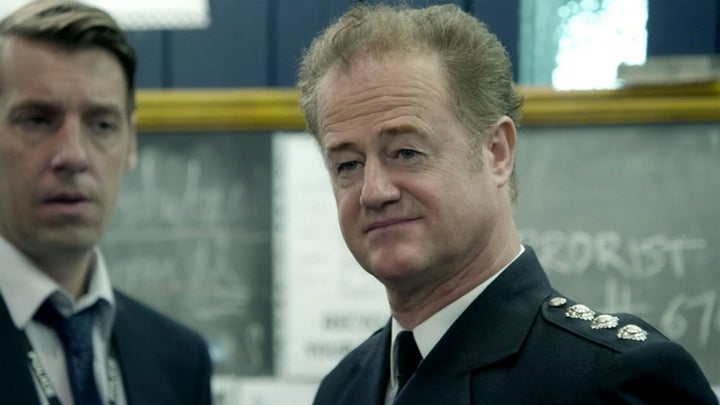 Owen Teale as Chief Constable Philip Osborne (right)