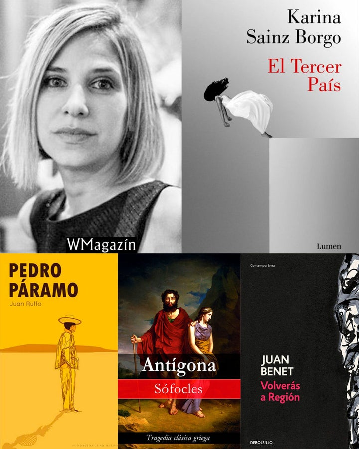 Los libros que inspiraron 'El tercer país', de Karina Sainz Borgo.