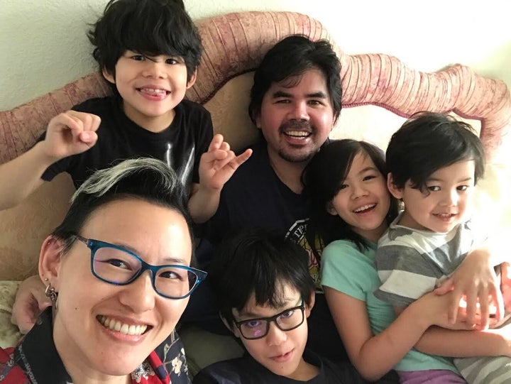 Virginia Guan and her family.