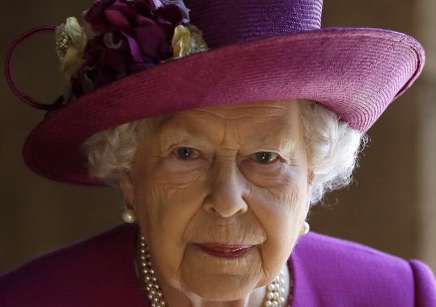 La reine Elizabeth II quittant l'abbaye de Westminster le 8 juin 2018