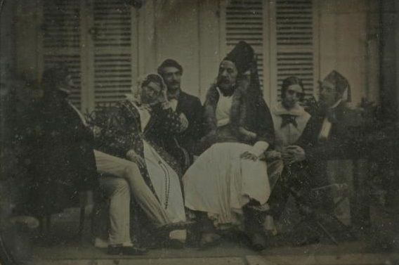 O Κωλέττης το 1842 στο Παρίσι, όταν υπηρετούσε ως πρεσβευτής της Ελλάδας στη γαλλική πρωτεύουσα (στα αριστερά διακρίνεται το ζεύγος Εϋνάρδου)