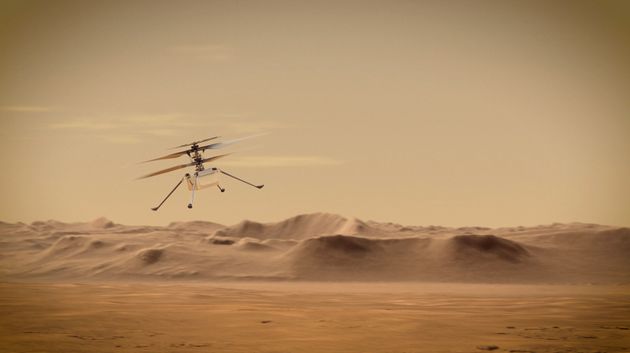 Το ελικόπτερο της NASA πραγματοποίησε την πρώτη του ιστορική πτήση στον