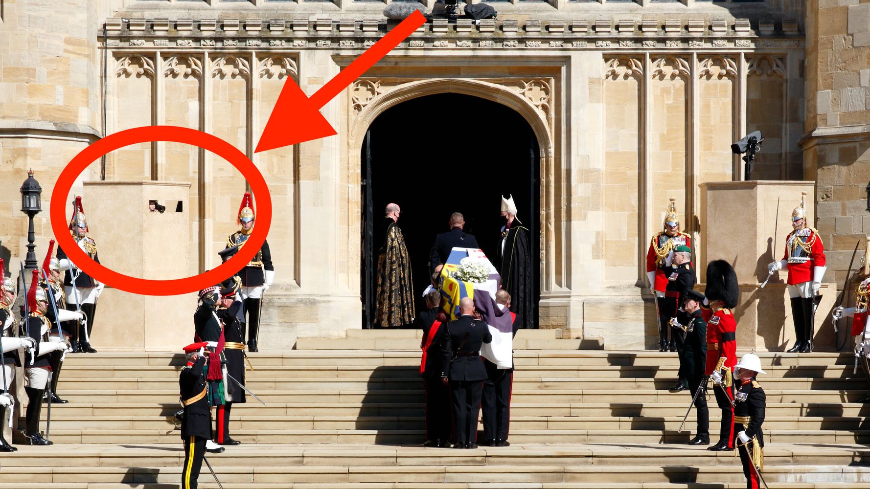 The photographer reveals how he covered Prince Philip’s funeral in the most discreet way