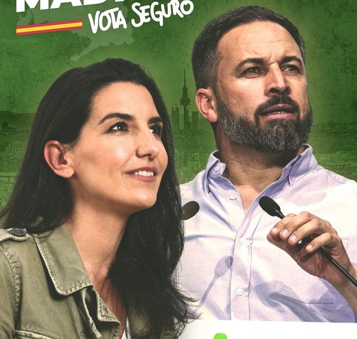 El cartel electoral de Vox.