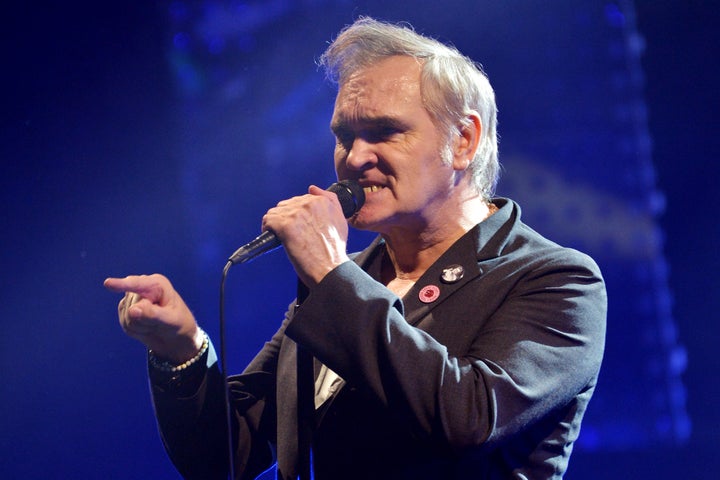 Morrissey performing at Wembley Arena in 2020