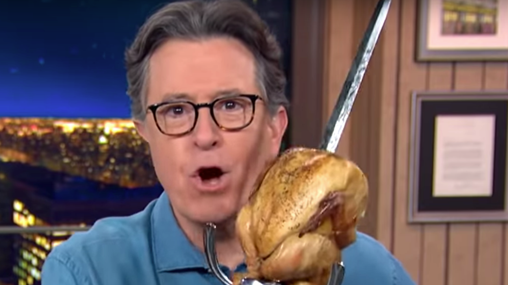 Stephen Colbert Makes A Mockery Of Marjorie Taylor Greene’s America First Caucus Idea