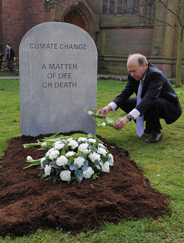 2009 - Ο James Hansen σε μια κινητοποίηση...