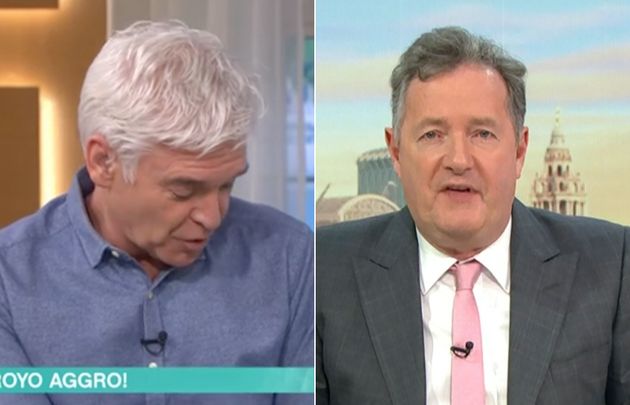 Phillip Schofield Throws Some Not-So-Subtle Shade Piers Morgans Way Live On This Morning