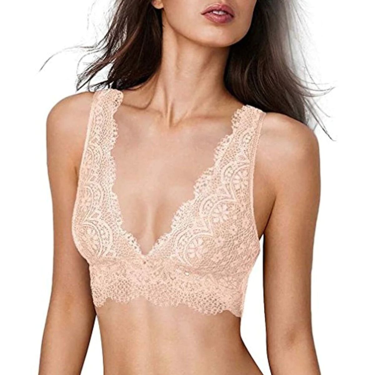 SECRET POSSESSIONS SOFT PADDED UNDERWIRED BRA & MATCHING LACY