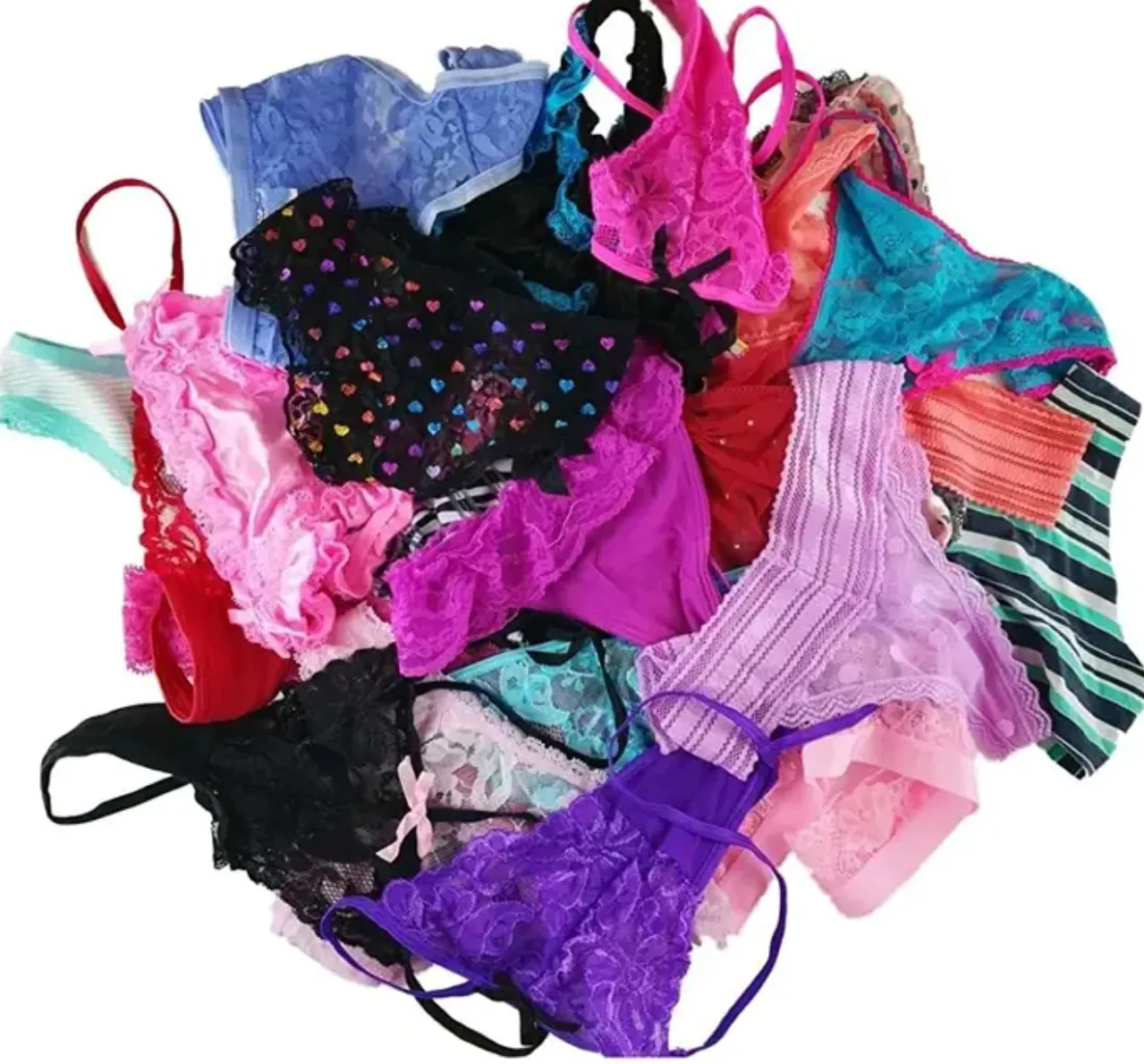 Smart & Sexy Womens Plus Lace Trim Thong Panty 4-pack  Black/leopard/black/electric Pink Xxl : Target