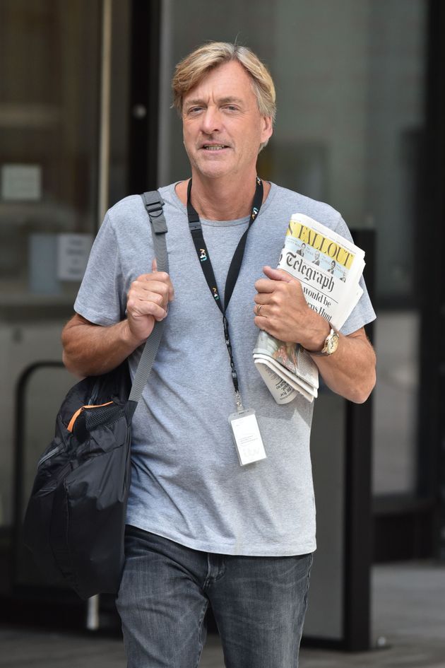 Richard Madeley outside ITV Studios in May 2019