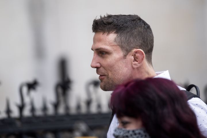 Reid arrives at the Royal Courts of Justice, London, where was jailed for eight weeks for contempt of court