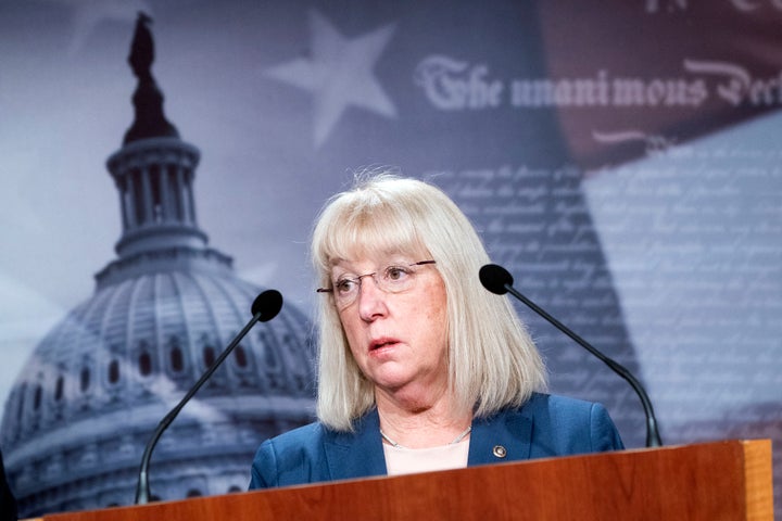 Sen. Patty Murray (D-Wash.), a former preschool teacher who first ran for the Senate in 1992 as "just a mom in tennis shoes,"