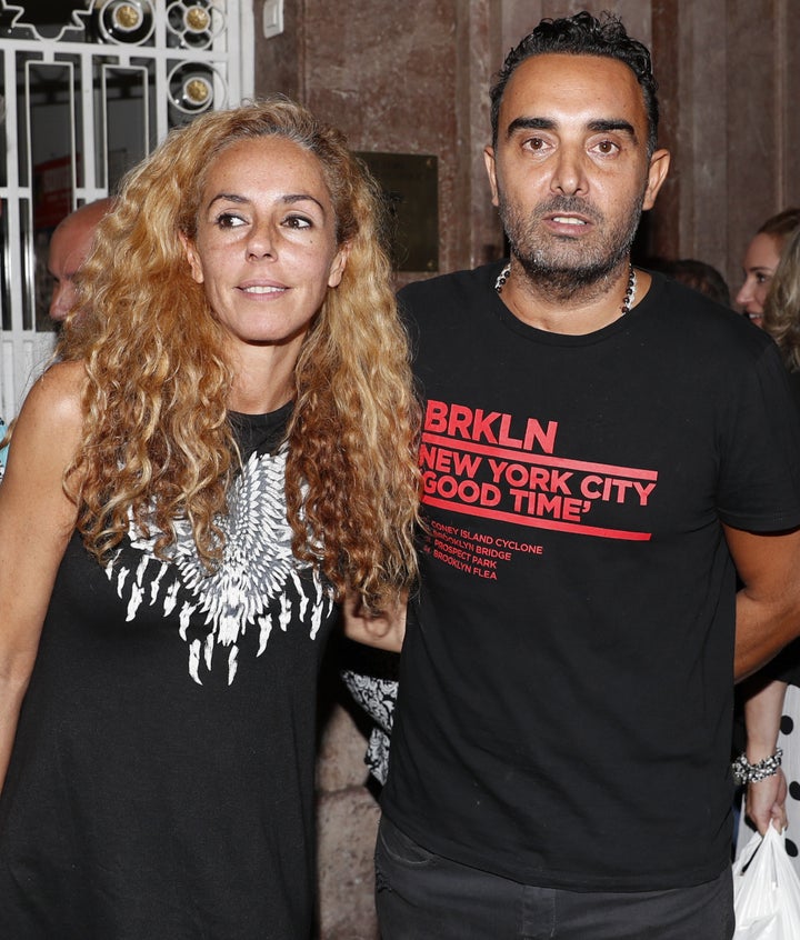 Rocío Carrasco y Fidel Albiac.
