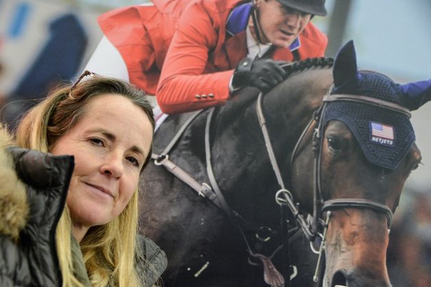 La Fédération d'équitation poursuit pour diffamation cette cavalière victime de viols  (Amelie Queguiner en février 2020. Photo by MEHDI FEDOUACH / AFP)