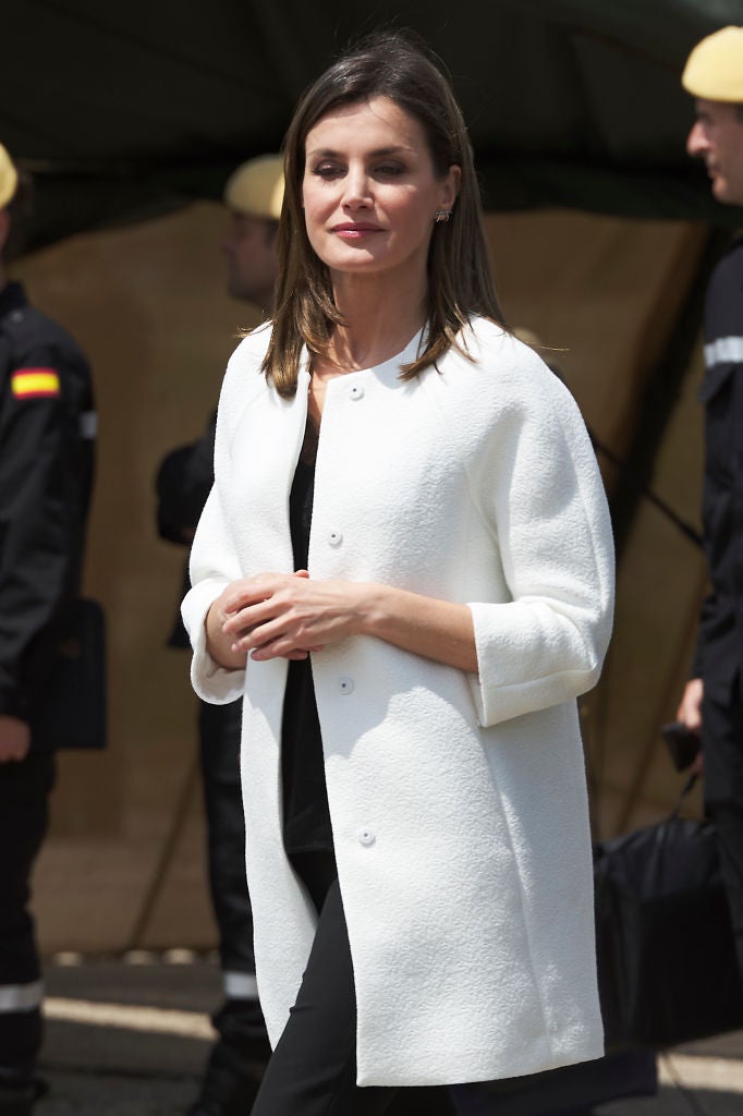 Letizia, en mayo de 2018 en Torrejón de Ardoz