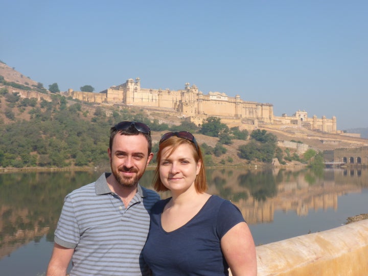 Alice and her husband in 2012, the year they were denied NHS IVF.